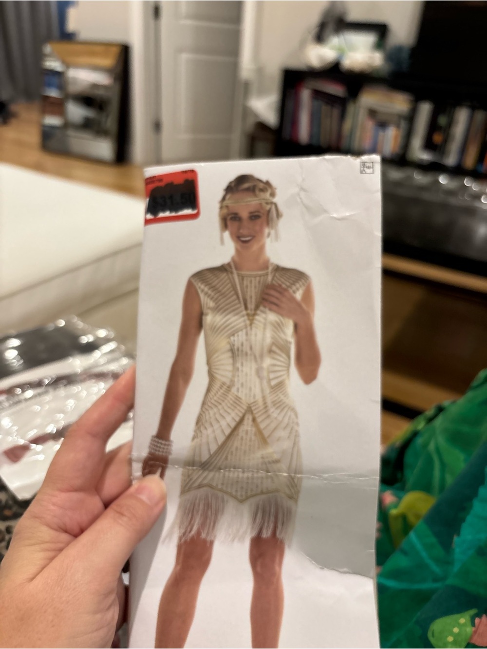 Gold Fringe costume - Women
